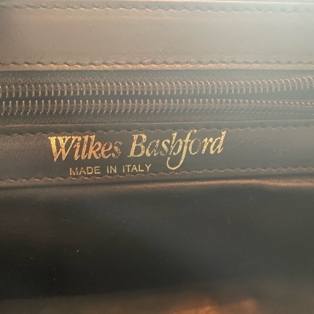 Black Wilkes Bashford Genuine Leather Purse - Picture 2 of 7